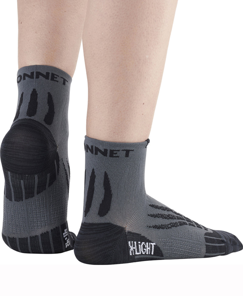 Socquettes MONNET - RUN X-LIGHT - gris/noir