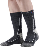 Chaussette laine MONNET - TREK MEDIUM - Beige noir