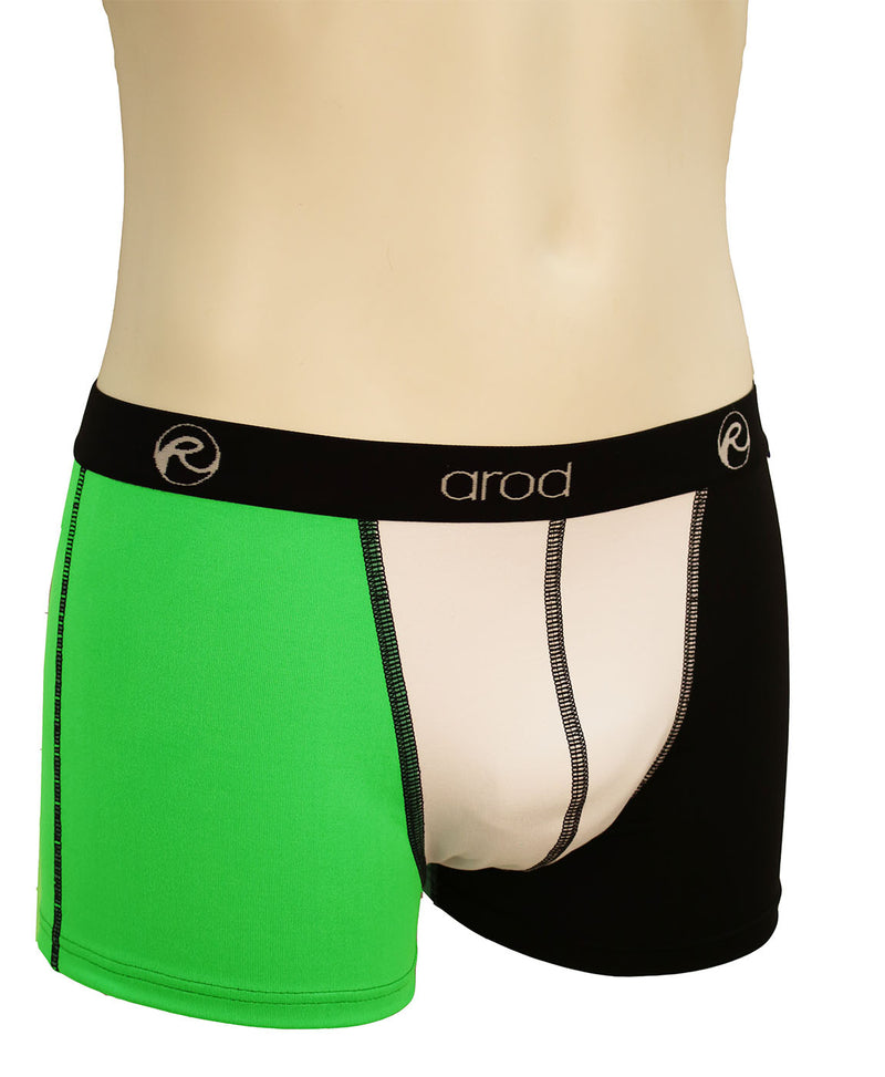 Boxer homme ZIGGY tricolore Vert / Blanc / Noir