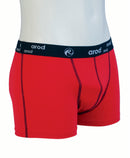 MEN'S TECHNICAL BOXER FLAT STITCHING ZIGGY RED