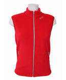 polaire femme sans manche WAFER rouge