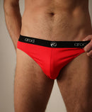 slip homme ZIMBO rouge et noir