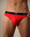 slip homme ZIMBO rouge et noir