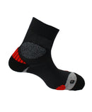 chaussettes anti-ampoules socquettes ATRAIL noir/rouge