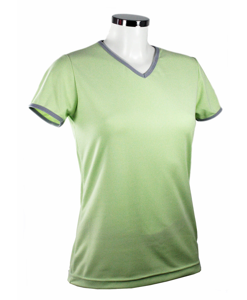 WOMEN'S BREATHABLE T-SHIRT WOODY BUTTERFLY GREEN