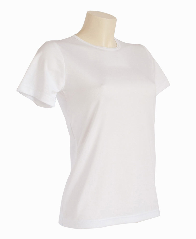 tee-shirt femme manches courtes WAKA blanc