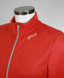 gilet femme manches longues WILET rouge cinabre