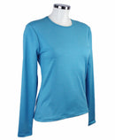 WOMEN'S TECHNICAL T-SHIRT LONG SLEEVES WAMI TURQUOISE