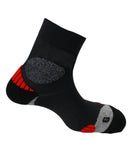 chaussettes anti-ampoules socquettes ATRAIL noir/rouge