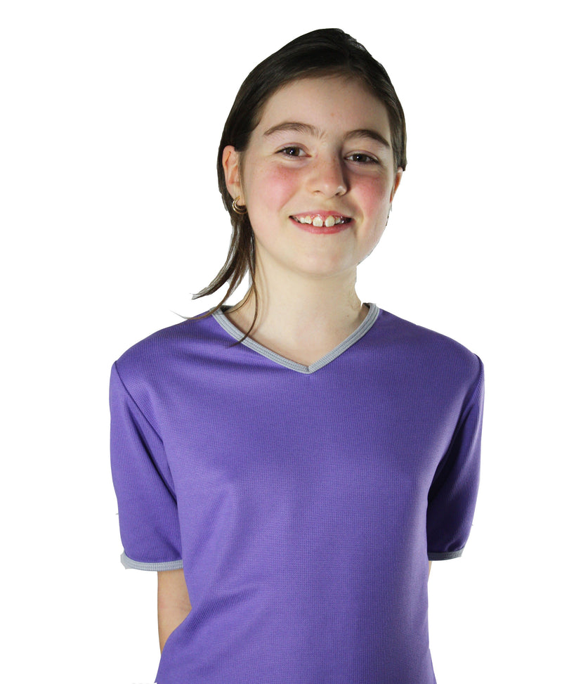 t-shirt enfant manches courtes KOODY violette