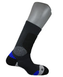 chaussettes anti-ampoules jarrettes ATREK noir / bleu
