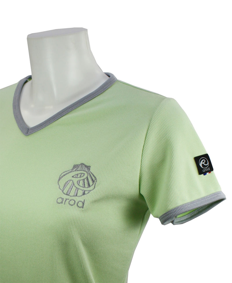 WOMEN'S BREATHABLE T-SHIRT SHORT SLEEVES WOOTEL BUTTERFLY GREEN