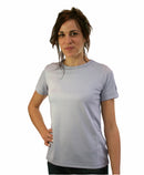 WOMEN'S BREATHABLE T-SHIRT WAKA PEARL GREY