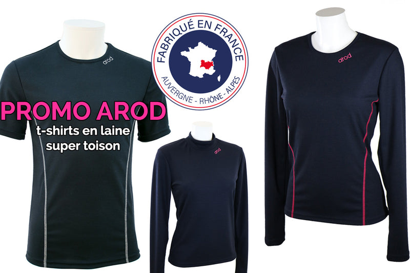 SUPER PROMO sur les t-shirts en LAINE SUPER TOISON !