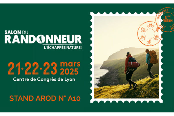 AROD vous invite au Salon du Randonneur, les 21, 22 et 23 mars 2025