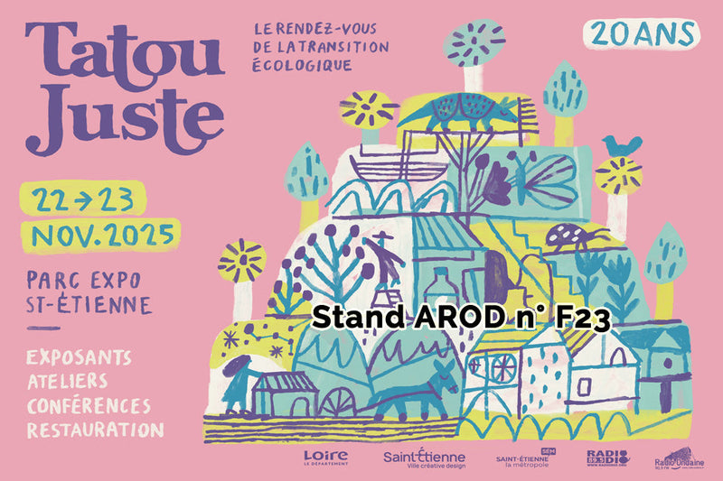Rendez-vous sur le salon TATOU JUSTE les 22 et 23 novembre