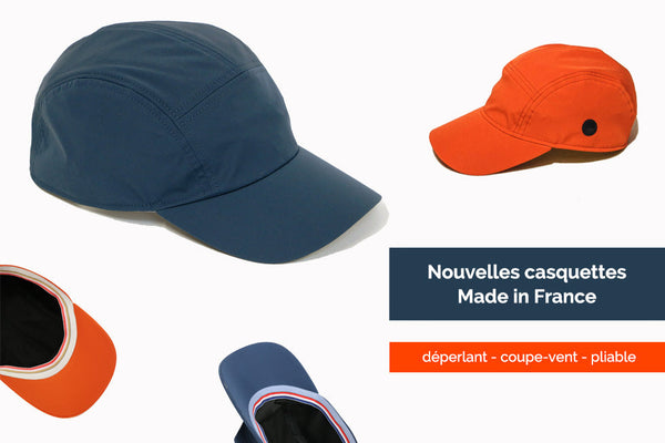Nouvelles casquettes Made in France - pour affronter la pluie et le vent