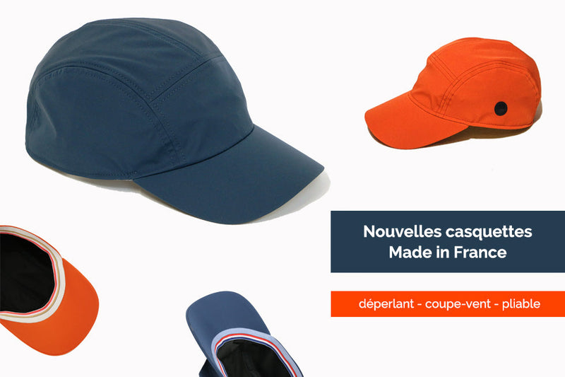 Nouvelles casquettes Made in France - pour affronter la pluie et le vent