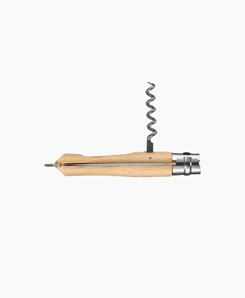 couteau opinel N°10 tire-bouchon décapsuleur ACHON hêtre