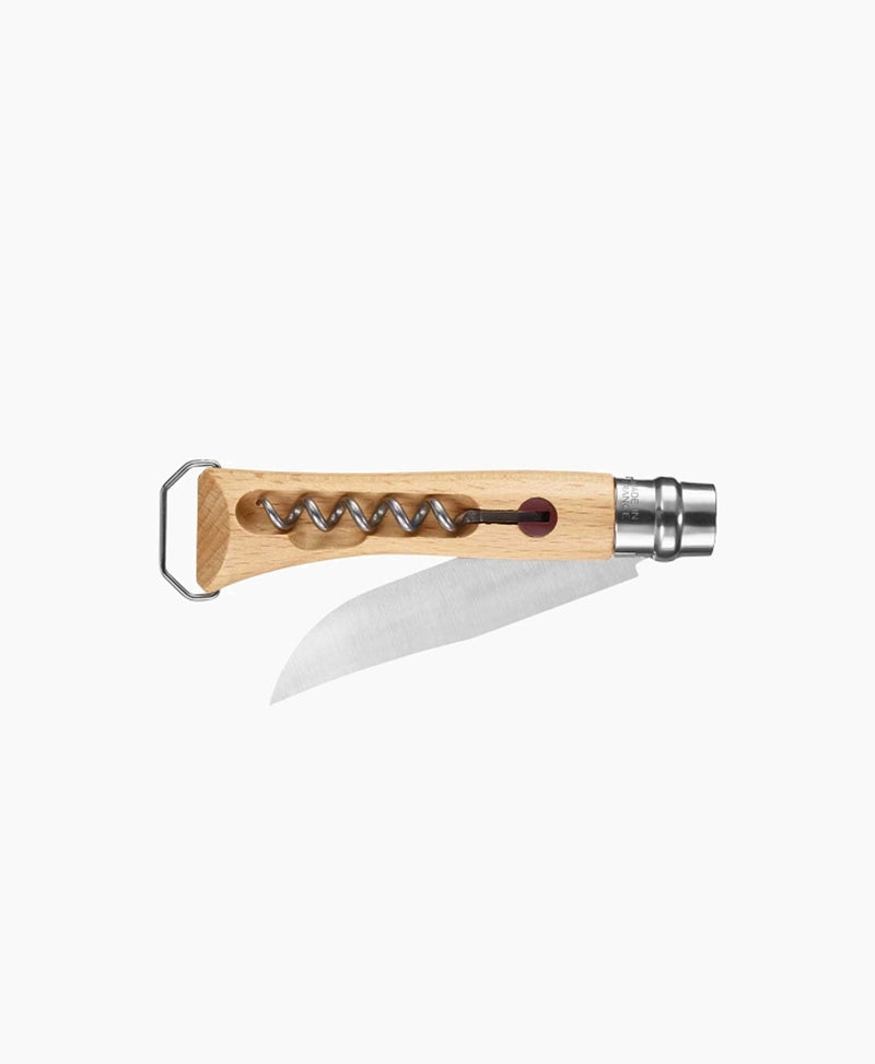 couteau opinel N°10 tire-bouchon décapsuleur ACHON hêtre