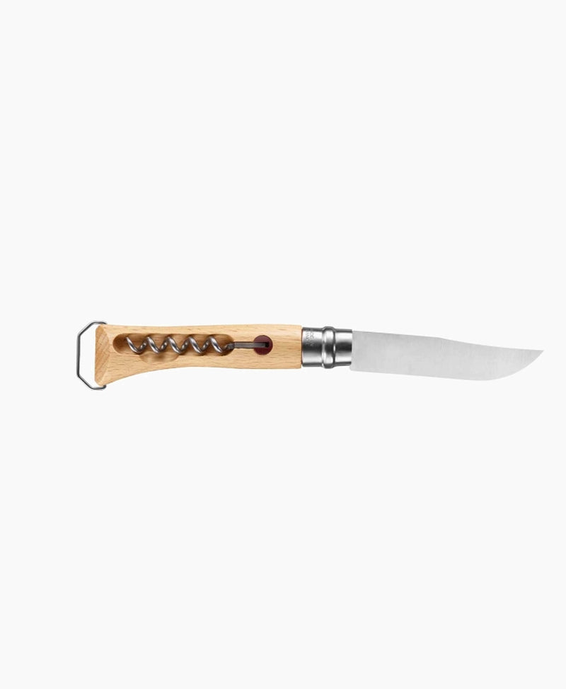 couteau opinel N°10 tire-bouchon décapsuleur ACHON hêtre