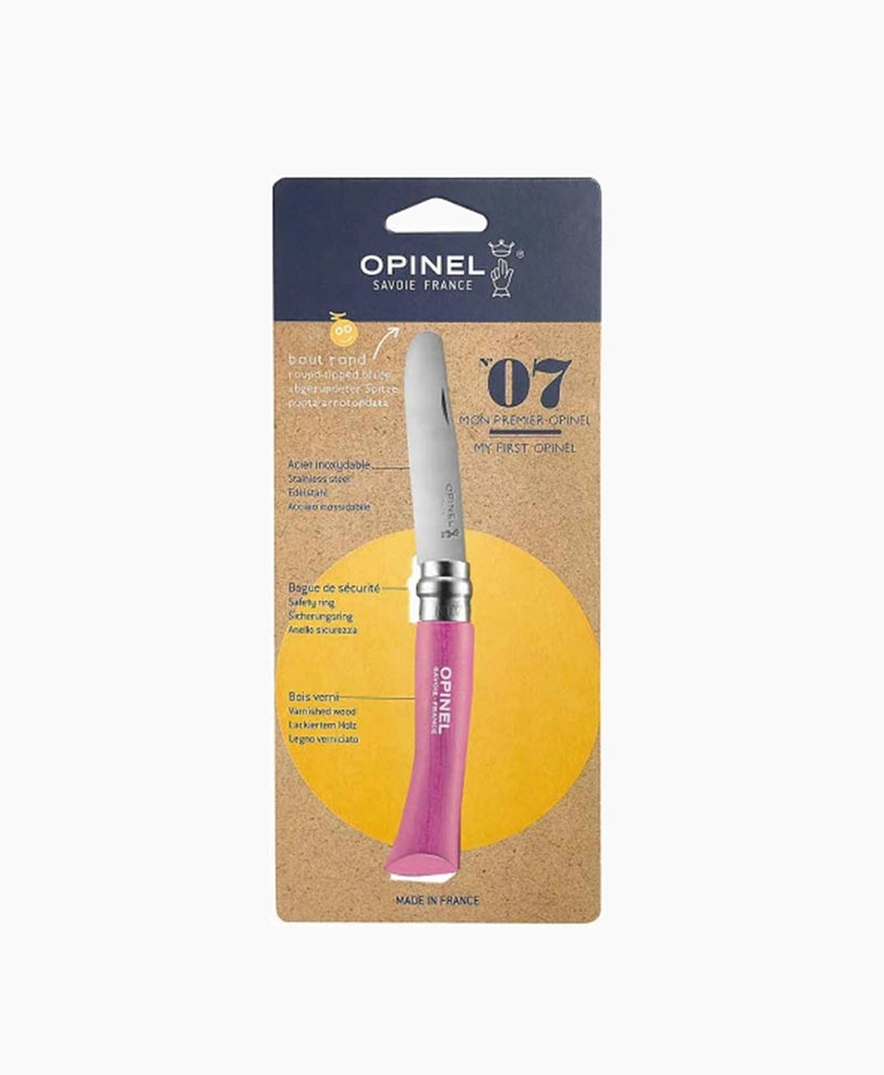 couteau mon premier opinel AMPOL hêtre Fuchsia