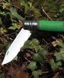 couteau opinel n°12 Explore Tire-Tique APLOR vert