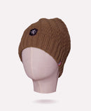 Bonnet Marron uni Made in France ref. AMAUD de la marque BLANC BONNET