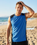 MEN'S BREATHABLE TANK TOP ZYKE KINGS BLUE and BLACK