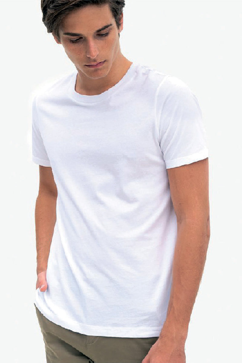 NOUVEAU t-shirt unisexe ref. LAON Blanc en 100% Coton Bio