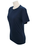 NOUVEAU t-shirt unisexe ref. LAON Marine en 100% Coton Bio