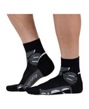 socquettes MONNET - MID EXPERT - noir/blanc