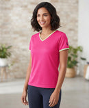 t-shirt femme manches courtes WOODY fuchsia