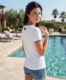 WOMEN'S BREATHABLE T-SHIRT WOODY WHITE