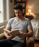 men's t-shirt short sleeves ZAKA pebble grey