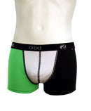 Boxer homme ZIGGY tricolore Vert / Blanc / Noir