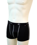 NOUVEAU - boxer homme coutures plates ZIGGY Noir / Blanc