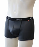 boxer homme coutures plates ZIGGY ardoise et noir