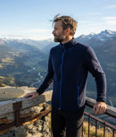 NOUVELLE polaire homme manches longues ZONER Marine