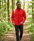 polaire homme manches longues ZONER rouge