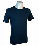 T-shirt homme manches courtes col rond ZUN coton BIO Marine uni