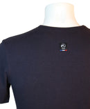 T-shirt homme manches courtes col rond ZUN coton BIO Marine uni