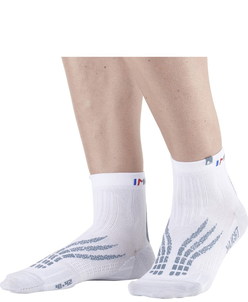 Socquettes MONNET - RUN X-LIGHT - blanc/gris