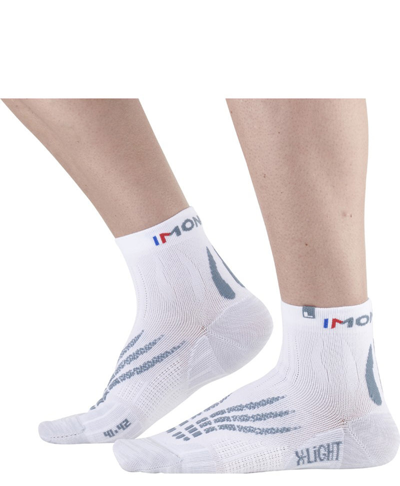 Socquettes MONNET - RUN X-LIGHT - blanc/gris