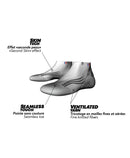 Socquettes MONNET - RUN X-LIGHT - blanc/gris