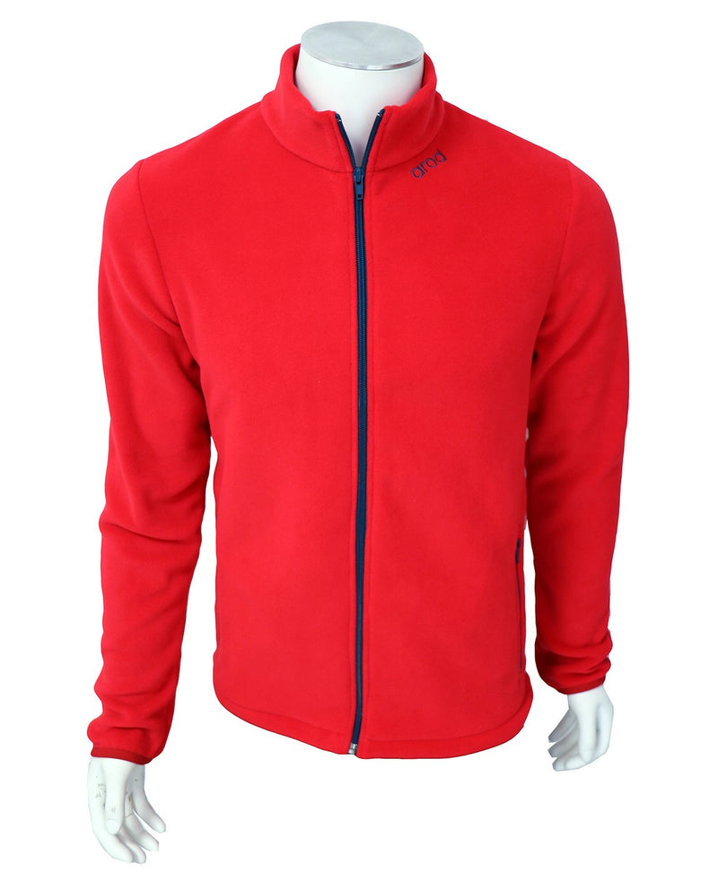 polaire homme manches longues ZONER rouge