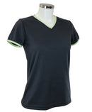 t-shirt femme manches courtes WOODY ardoise