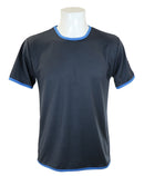 MEN'S TECHNICAL T-SHIRT SHORT SLEEVES ZIPO SLATE GREY