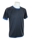 MEN'S TECHNICAL T-SHIRT SHORT SLEEVES ZIPO SLATE GREY