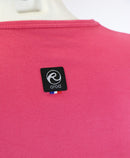 t-shirt femme manches courtes col V WIIT fuchsia